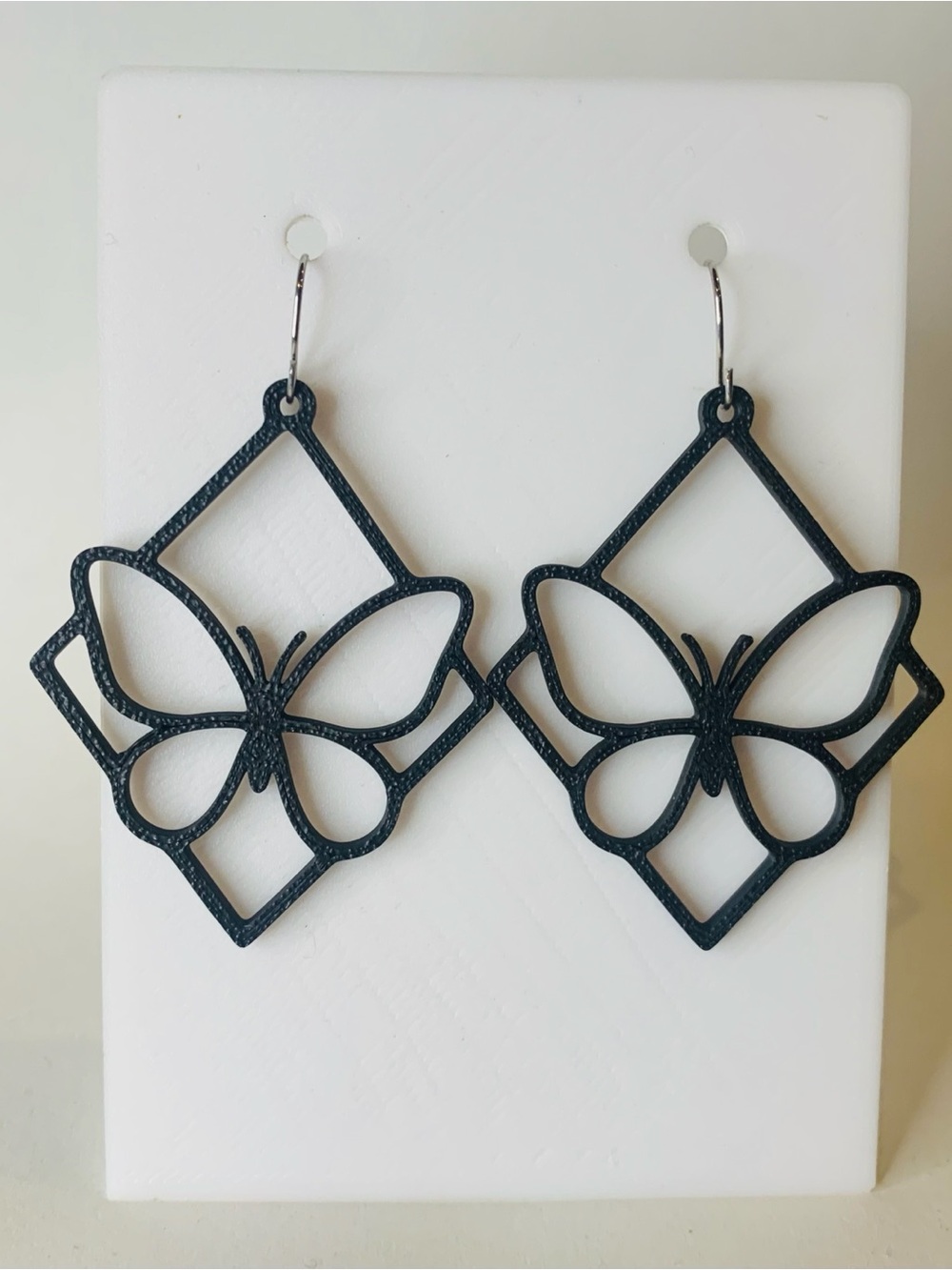 Black Butterfly Drop Earrings - Women Jewelry